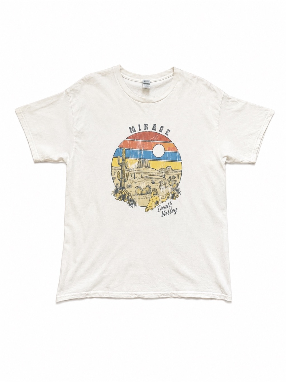 100% Cotton Mirage Desert Death Valley Retro Tee Men’s Large Graphic T-shirt - Picture 2 of 6
